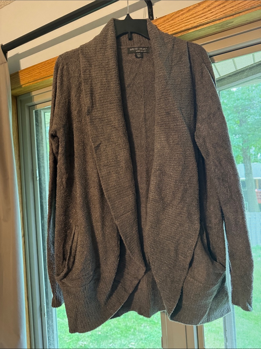 Barefoot Dreams Open-Front Cozy Shawl Cardigan
